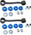 Sway Bar Link Compatible with 2008-2012 Jeep Liberty Set of 2 Front Passenger and Driver Side