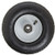 HUBERT Semi-Pneumatic Replacement Wheel Black Rubber - 8"Dia