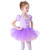 REXREII Toddler Girls Princess Ballerina Tutu Dress Rapunzel Sofia Fancy Dress Up Halloween Costume 2-3T Lavender