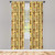 Ambesonne Egyptian Print Window Curtain  Grunge Aged Paper Style Backdrop with Retro Characters and Hieroglyphs  Lightweight Decorative Panels Set of 2 with Rod Pocket  56 x 63  Rainbow Colors