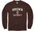 Ivysport Brown University Bears Long Sleeve T-Shirt  Crest  Brown  Medium
