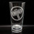 THOR EMBLEM Engraved Pint Glass  Inspired by Marvel  Personalized