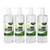 Comix 75% Alcohol Hand Sanitizer Gel  No Rinse Sanitizing Gel with Aloe Vera  Easy To Use Pump Bottle 16.9 FL Oz?Pack of 4?