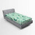 Ambesonne Reptile Fitted Sheet  Exotic Lizards Chameleons Leaping Illustration Nature Reptiles Kids Nursery  Soft Decorative Fabric Bedding All-Round Elastic Pocket  Twin Size  Green Mint