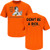 Cincinnati Football Fans. Don't be a Dck  Anti-Steelers . Orange T-Shirt  Sm-5X   Short Sleeve  2XL