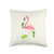 St Patricks Day Green Vibes Flamingo With Green Beer Clover St Patricks Drinking Holiday Throw Pillow  16x16  Multicolor
