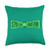 Green Lantern Flame Logo Throw Pillow  18x18  Multicolor