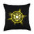 Green Lantern Yellow Glow Throw Pillow  18x18  Multicolor