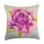 Anne Manera Purple Rose Throw Pillow  18x18  Multicolor