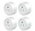 Smart plugs Homeazi Mini smart WiFi Outlets with remote control and timer function work with Alexa and Google Home  2.4GHz WiFi  No Hub Required  4 Pack