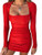 Long Sleeve Dresses for Women Sexy Bodycon Party Club Night Mini Dresses  M  Red Long Sleeve Mini Dress Long Sleeve Dresses for Women Sexy Bodycon Party Club Night Mini Dresses  M  Red Long Sleeve Mini Dress