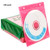 RICHEN CD/DVD/BluRay Sleeves,Double-Sided Refill Plastic Sleeve for CD and DVD Storage Binders,100 Pack (Pink)