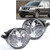 Fog Light Assembly Compatible For Nissan Armada 2005-2007  Compatible for Nissan Titan 2004-2015 OE Style Clear Lens Driver and Passenger Side Driving Fog Lamps Replacement w  889 12V 37.5W Bulbs