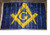 3x5 Double Sided Mason Masonic Blue and Gold Flag 3'x5' Nylon Poly House Banner