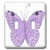 3dRose lsp_65814_2 Pretty Purple Butterfly Double Toggle Switch