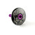 KustomCaps Sugar Skull  Center of Head  1 1 8" Headset Cap Black w Purple Bolt