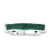 AeraVida Rectangular Bar Green Malachite Inlay .925 Sterling Silver Ring  7
