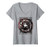 Womens Marvel Captain America Brooklyn Paint Splatter Shield V-Neck T-Shirt