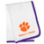 Future Tailgater Clemson Tiger Custom Personalized Baby Blanket - Purple Trim