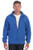 Gioberti Mens Full Zip Polar Fleece Jacket  Royal Blue  X-Large