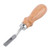 Leather Edge Skiving Tool,Leather Working Wide Edge Beveler Leathercraft Skiving Trimming Tool Wood Handle