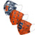 FOCO Syracuse Orange NCAA Womens Matchday Face Cover - 3 Pack