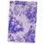 3D Rose French Farm Purple. Popular Toile Print Hand Towel  15" x 22"