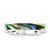 AeraVida Rectangular Bar Abalone Shell Inlay .925 Sterling Silver Ring  10
