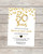 50th Wedding Anniversary Invitation  Black And Gold 50th Anniversary Invitation  Golden Anniversary Invite  50th Golden Wedding Anniversary Invitations  Digital Glitter Effect