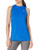 Reebok Workout Ready Mesh Tank  Humble Blue  Large