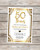 50th Golden Wedding Anniversary Invitation  Black And Gold 50th Anniversary Invitation  Golden Anniversary Invite  Elegant Anniversary Invitations  Formal Anniversary Invitation