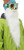 Beardski Merlin Face Mask  One Size  White Merlin