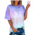 t Shirts for Women Graphic Valentine's Day Shirt for Womens Cute Gnomes T-Shirt Love Heart Printed Shirts Short Sleeve Graphic Tees Tops Blue