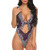 Hessimy Lingerie lace Lingerie for Women Sexy One-Piece Teddy Lingerie Bodysuit Lace Nightie One Piece Babydoll Mini Bodysuit Sleepwear for Sex Purple
