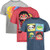 RYAN'S WORLD Toddler Boys 3 Pack Graphic Short Sleeve T-Shirt Charcoal Red Gray 5T