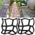 Walk Path Maker  Pathmate Stone Moldings Paving Pavement Concrete Molds Stepping Stone Paver Walk Way for Patio  Lawn  and  Garden 2 Packs 12.9 x 12.9 x 1.4 inch