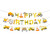CC HOME Construction Birthday Party Supplies Banner /Construction Happy Birthday Banner with Builder Bulldozer Excavator Tank Truck Garland Bunting Sign/Construction Birthday Banner Decorations for Kids Boys ,Baby Shower ,Birthday Party Supplies Favor