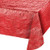 Metallic Red Tablecloths  3 ct