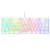 60% RGB Gaming Keyboard 61 Keys RGB Backlit Wired Gaming Keyboard Office Mini Keyboard for PC Mac Linux Laptop White