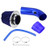 Cold Air Intake Pipe  76mm 3 Inch Universal Car Cold Air Intake Filter Aluminum Induction Hose Pipe Kit Air Intake Filter Blue