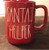 Rae Dunn LL Ceramic Santa Helper Red coffee mug