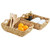 FairyHaus Wicker Baskets for Organizing 2Pack  Decorative Wicker Storage Baskets Set with Handles  Natural Hand Woven Baskets for Storage  Water Hyacinth Storage Baskets for Pantry Closet Shelf