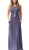 AUSELILY Women's Solid Plain Summer Sleeveless Loose Maxi Dress Casual Long Dress with Pockets Purple Gray
