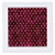 3dRose Chic Berry Red Image Of Velvet Image Of Gold Diamond Geometric. - Quilt Squares  qs_341240_7