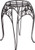 Panacea 89175  Plant Stand with Finial  15-Inch  Black