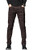HENGAO Men's Regular Fit Plaid Chino Pants Jeans  Wine Red  40