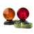 Blazer International Trailer  and  Towing Accessories C6300 2-Sided Magnetic Trailer Towing Light Kit  Red and Amber