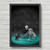 The skeleton cat gothic decor gothic art cats art wall art black cats poster skulls art horror poster skulls poster skeleton poster mancave