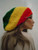 Ethiopian Colors  Rasta Hat  Dreadlock Tam  Rasta Tam Cap  Hippie Hat  Bag Hat  Red Yellow Green Hat  Reggae