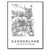 Sunderland Map Wall Art Poster Print United Kingdom City Map Street Black  and  White